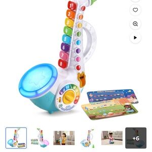 Interactive Rainbow Saxophone Toy for Kids